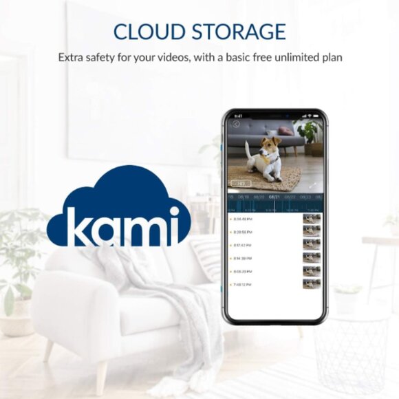 KAMI BY YI SECURITY HOME IP CAMERA, 1080P WIFI WIRELESS INDOOR SURVEILLANCE - Picture 9 of 16